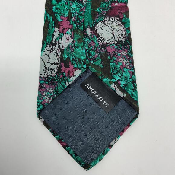 100% Silk Tie Stonehenge Molecular Expressions Moon Rock Collection Apollo 15 - Picture 6 of 6